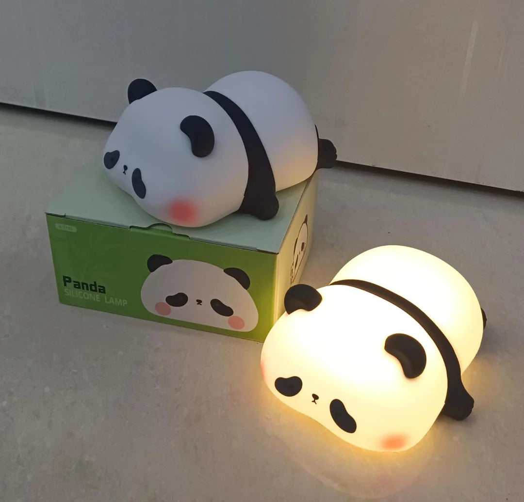 Rechargeable Panda Night Lamp – Soft Silicone LED Bedside Light for Kids & Room Décor