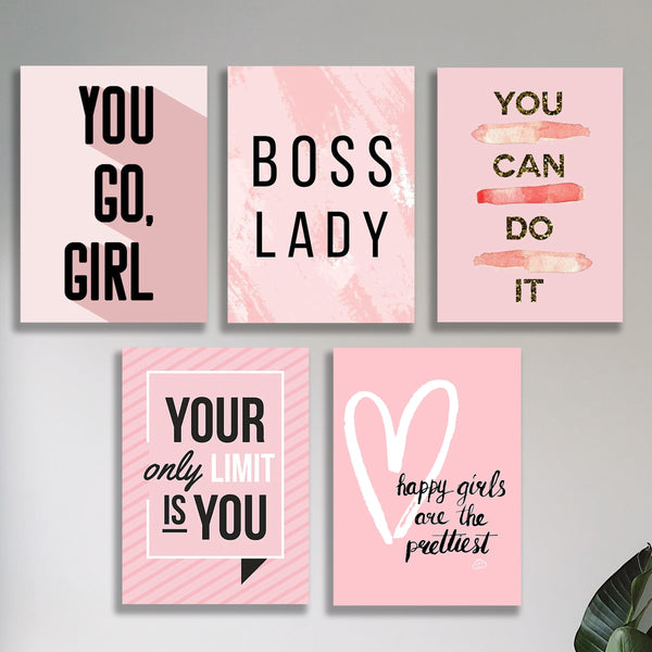 Decorative Wall Art Photo Tile Set – 5 Premium Pieces (8×11")