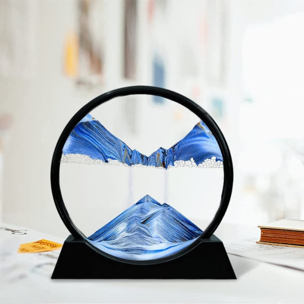 3D Moving Sand Art Lamp – Flowing Sand LED Desk Lamp for Home & Office (Random Color)