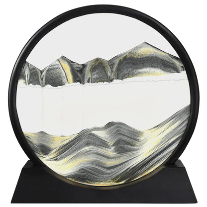 3D Moving Sand Art Lamp – Flowing Sand LED Desk Lamp for Home & Office (Random Color)